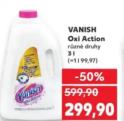 Kaufland VANISH Ori Action nabídka