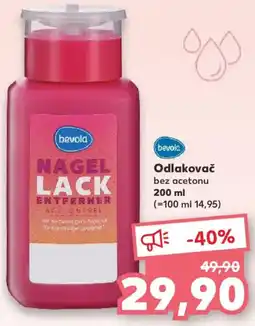 Kaufland Bevola Odlakovač nabídka
