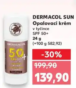 Kaufland DERMACOL SUN Opalovací krém nabídka
