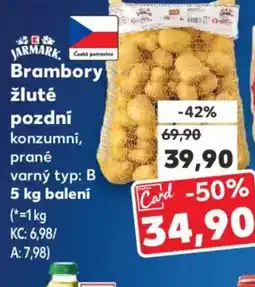 Kaufland Brambory žluté pozdní nabídka