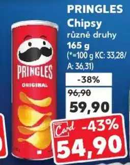 Kaufland PRINGLES Chipsy nabídka
