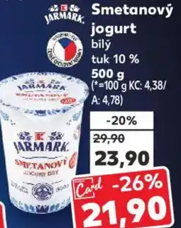 Kaufland Smetanový jogurt nabídka