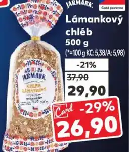 Kaufland Lámankový chléb nabídka