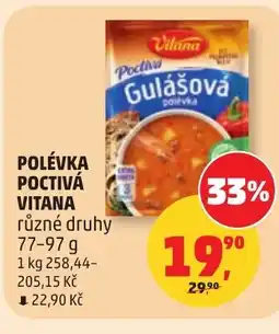 Penny Market Polévka poctivá vitana nabídka