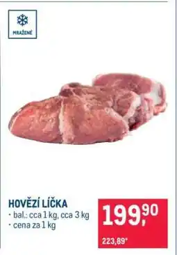 Makro Hovězí líčka nabídka