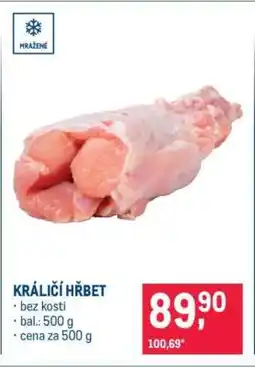 Makro Králičí hřbet nabídka