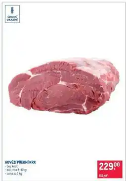 Makro Hovězí přední krk nabídka