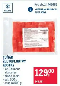 Makro TUŇÁK ŽLUTOPLOUTVÝ KOSTKY nabídka