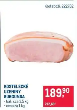 Makro KOSTELECKÉ UZENINY BURGUNDA nabídka