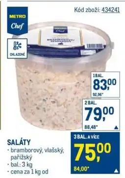 Makro Saláty nabídka