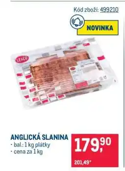 Makro Anglická slanina nabídka