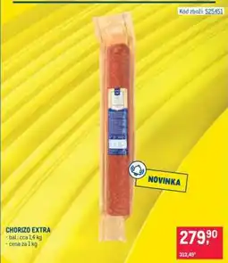 Makro Chorizo extra nabídka