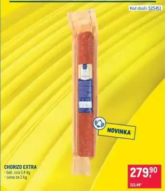 Makro Chorizo extra nabídka