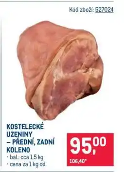 Makro KOSTELECKÉ UZENINY – PŘEDNÍ, ZADNÍ KOLENO nabídka