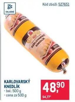 Makro Karlovarský knedlík nabídka