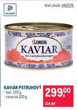 Makro Kaviár pstruhový nabídka