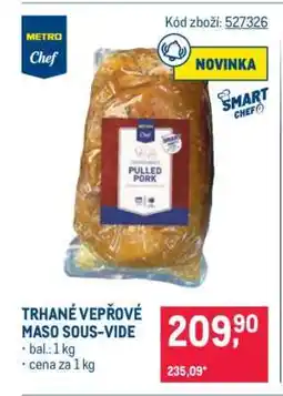 Makro Trhané vepřové maso Sous-vide nabídka