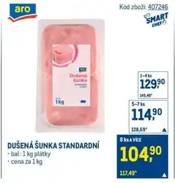 Makro Dušená šunka standardní nabídka