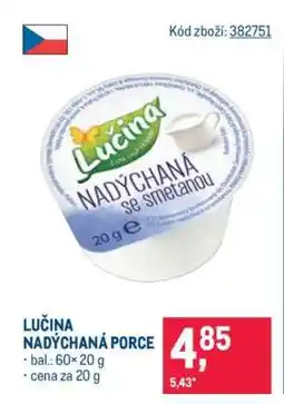 Makro Lučina Nadýchaná porce nabídka