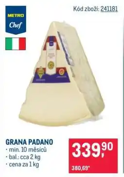 Makro Grana Padano nabídka