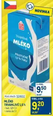 Makro Mléko trvanlivé 1,5 % nabídka