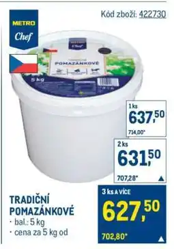 Makro Tradiční pomazánkové nabídka