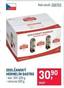 Makro SEDLČANSKÝ HERMELÍN GASTRO nabídka