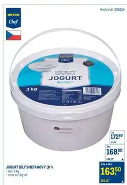 Makro JOGURT BÍLÝ SMETANOVÝ 10 % nabídka