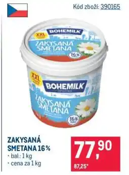 Makro Zakysaná smetana 16% nabídka