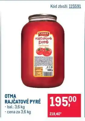 Makro OTMA RAJČATOVÉ PYRÉ nabídka