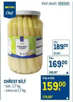 Makro Chřest bílý nabídka