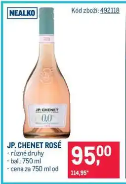 Makro JP. CHENET ROSÉ nabídka