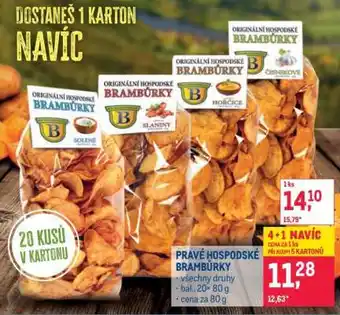 Makro Pravé hospodské brambůrky nabídka