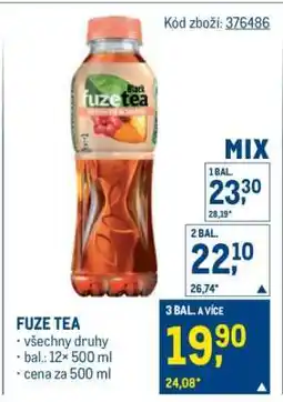 Makro Fuze Tea nabídka