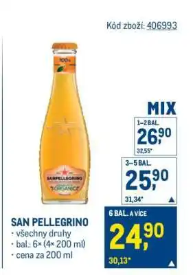 Makro San Pellegrino nabídka