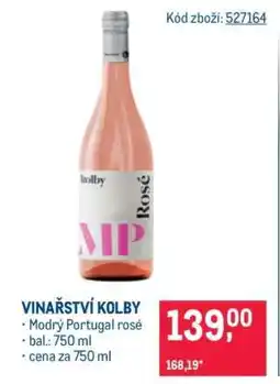 Makro Vinařství Kolby nabídka