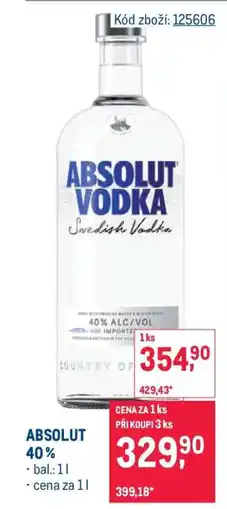 Makro Absolut 40 % nabídka