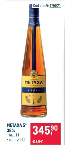 Makro Metaxa 5 nabídka