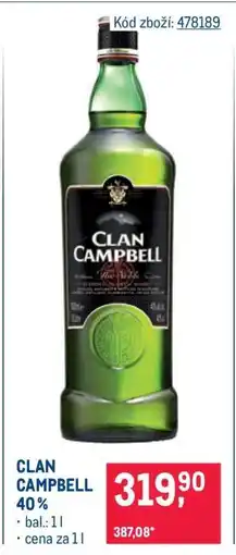Makro Clan Campbell 40% nabídka