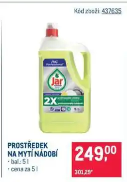 Makro Prostředek na mytí nádobí nabídka