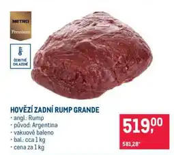 Makro HOVĚZÍ ZADNÍ RUMP GRANDE nabídka