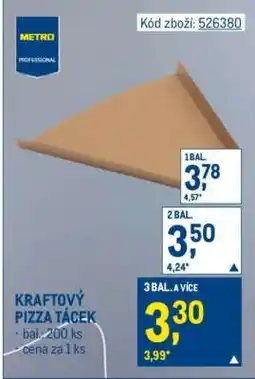 Makro KRAFTOVÝ PIZZA TÁCEK nabídka