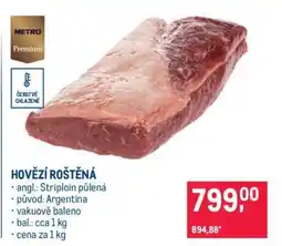 Makro Hovězí roštěná nabídka