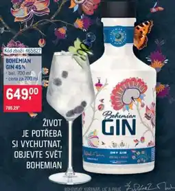 Makro Bohemian Gin 45 % nabídka