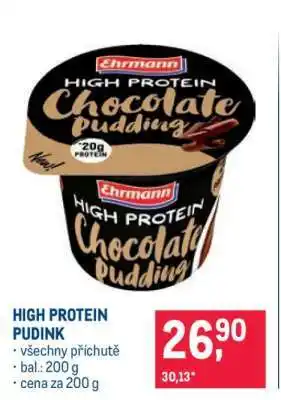 Makro HIGH PROTEIN PUDINK nabídka