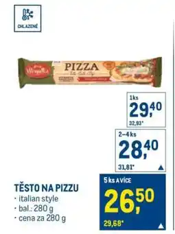 Makro Těsto na pizzu nabídka