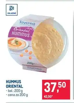 Makro Hummus oriental nabídka