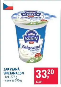 Makro Zakysaná smetana 15% nabídka