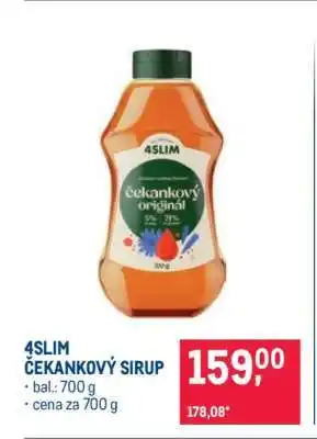 Makro 4Slim čekankový sirup nabídka
