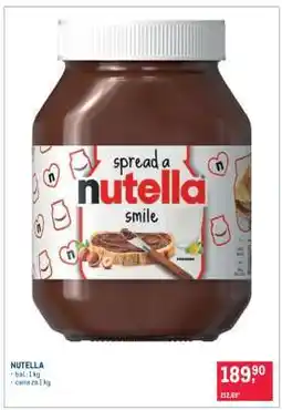 Makro Nutella nabídka